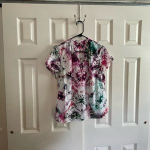 EUC Tie-dye short sleeve top